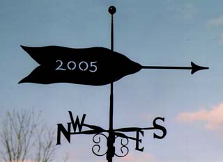 Arrow 4 weathervane